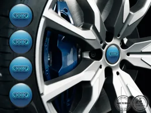 Audi Raddekore Feinjustiert Radiant Flow Vector